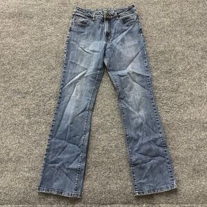 Zenim Jeans Womens Size 8 Blue Classic Bootcut Stretch Medium Wash Denim 26508